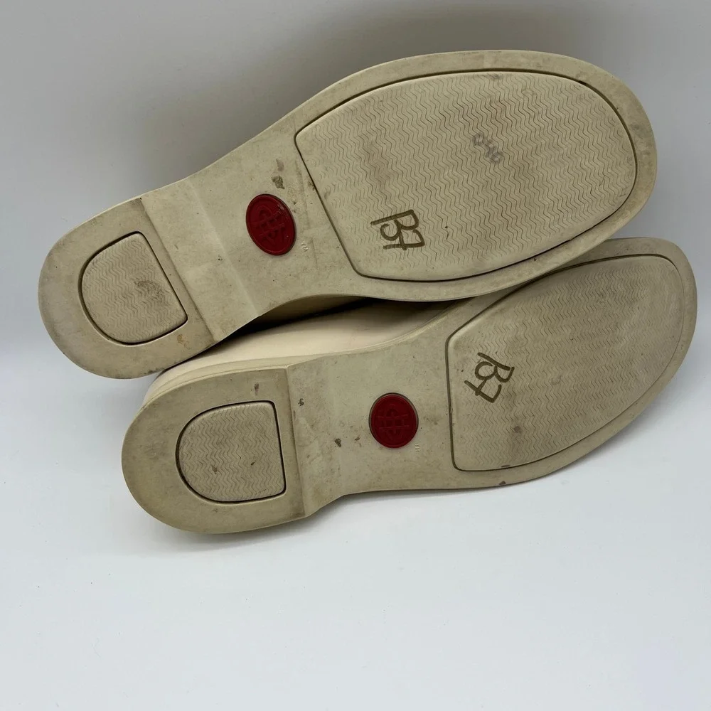 Cole Haan‎ Country Mens 10M Beige Leather Boat Shoes Loafers C00036